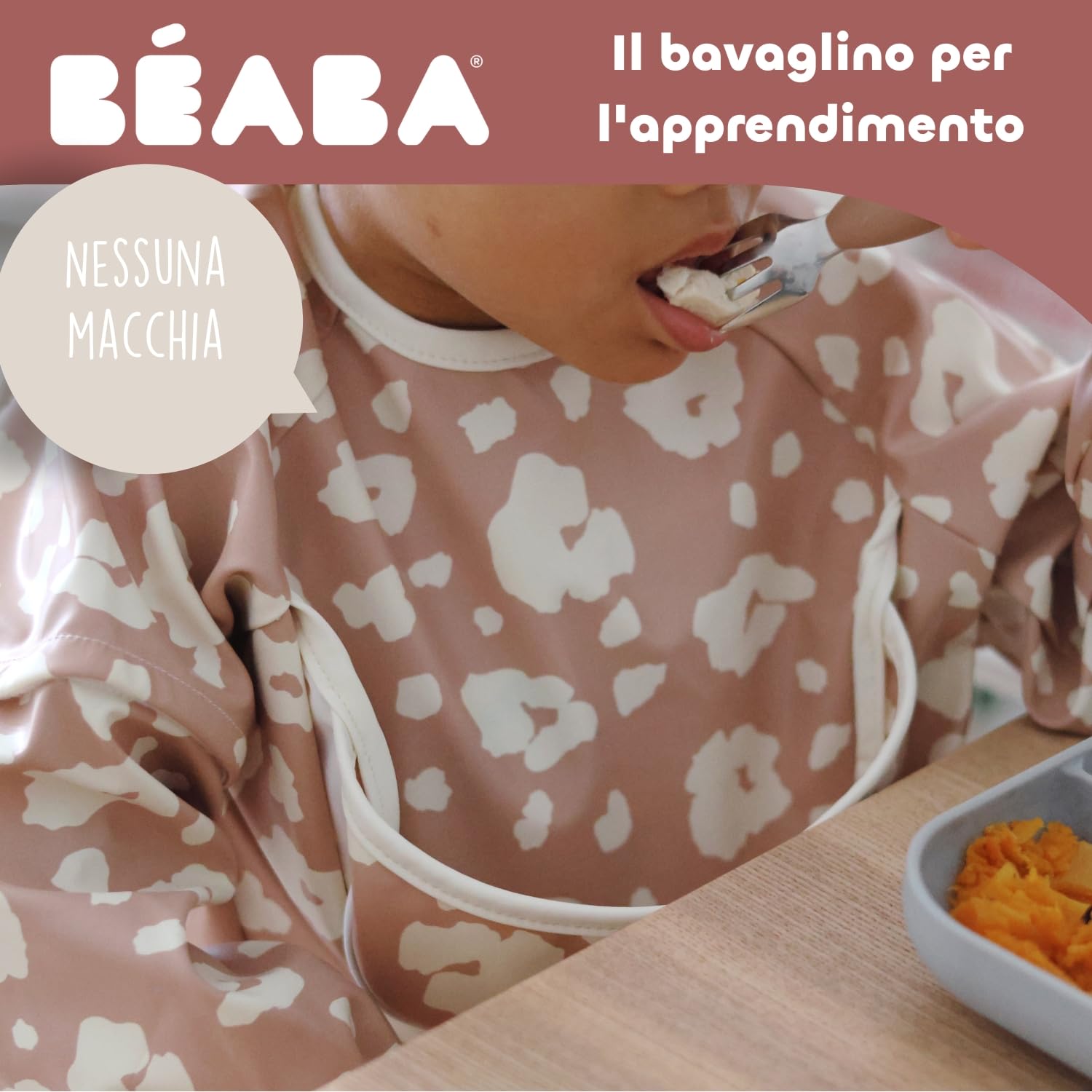 b-aba-bavaglino-con-maniche-per-bambini-impermeabile-maniche-lunghe-removibili-2 image 2