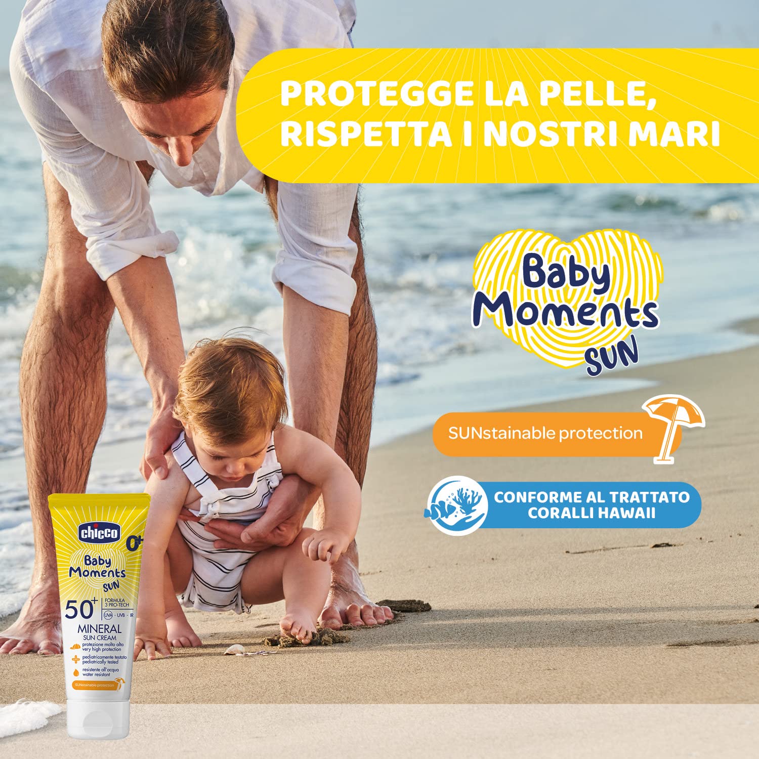 chicco-set-protezione-solare-da-viaggio-spf50-per-bambini-0-mesi-spray-360-150-m image 5